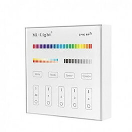 Mi Light RGB+CCT Touch Inbouw wandbediening, 4-zones 220V