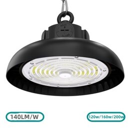 Led high bay lamp SharpBright Powerswitch 200W/160W/120W 3000k/Warmwit &ndash; Dimbaar &ndash; PHILIPS driver
