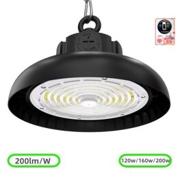 Led high bay light SharpLite Powerswitch 200W/160W/120W 4000k/Neutraalwit &ndash; Dimbaar &ndash; PHILIPS driver