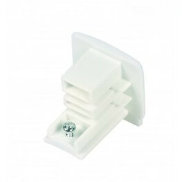 End plug  * 3 fase rail - wit