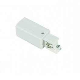 Connecteur d'alimentation * rail triphas&eacute; blanc