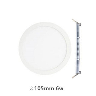 LED downlight recessed panel round Excellence 6w 4000k / Neutral white incl. 1,5m power cord