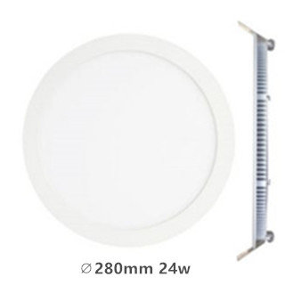 LED-Downlight-Einbauplatte rund Excellence 24w 3000k / warmwei&szlig; inkl. 1,5m Netzkabel