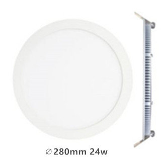 LED downlight recessed panel round Excellence 24w 4000k / Neutral white incl. 1,5m power cord