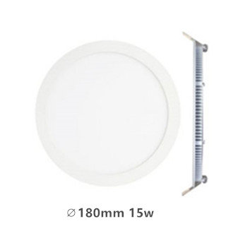 LED downlight recessed panel round Excellence 15w 4000k / Neutral white incl. 1,5m power cord