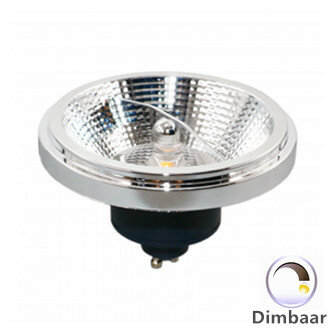 LED AR111 GU10 SPOT 45 &deg; DIMMABLE 12W NOIR 2700k / Blanc chaud