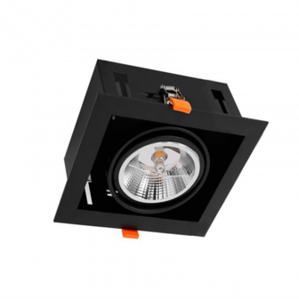 AR111 RECESSED LUMINAIRE WITH GU10 FITTING * black