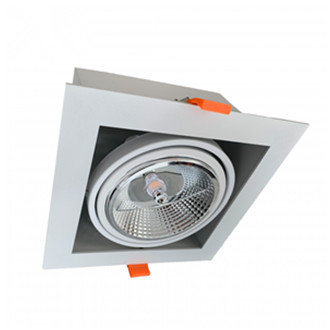 AR111 LUMINAIRE ENCASTR&Eacute; AVEC RACCORD GU10 * blanc