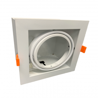 AR111 LUMINAIRE ENCASTR&Eacute; AVEC RACCORD GU10 * blanc