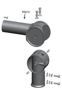 ADAPTER DREHBAR F&Uuml;R STRASSENBELEUCHTUNG 90 GRAD