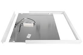 Panneau LED syst&egrave;me de cadre en saillie 60x60cm blanc