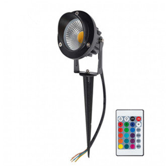 TUINSPOT MET GRONDPEN 9W RGB IP65 