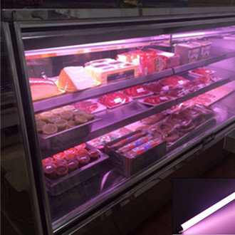 Tube LED T8 120cm 20w pour bouchers / produits carn&eacute;s