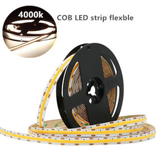 COB LED strip 24v 50w 4000k Neutraalwit 5 meter IP20 384 Leds/m