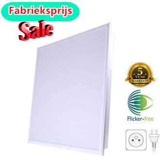 LED panel direct light super 60x60cm 36w 6000k/Cool white * flicker-free 1.5m power cord