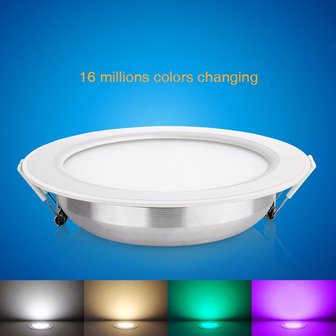 LED DOWNLIGHT RGB+CCT 12W Multikleur + Dual White (2700K - 6000K)