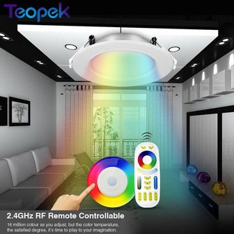 LED DOWNLIGHT RGB+CCT 12W Multikleur + Dual White (2700K - 6000K)