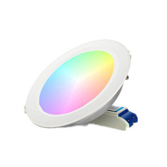 LED DOWNLIGHT RGB + CCT 6W multicolore + double blanc (2700K - 6000K)