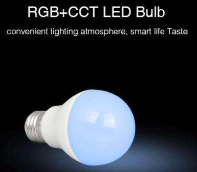 AMPOULE LED E27 6W RGB + CCT Multicolore + Double Blanc (2700K - 6000K)