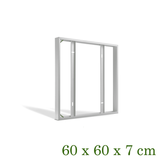 OBERFL&Auml;CHENRAHMEN F&Uuml;R LED-PANEL DIREKTES LICHT 60x60cm