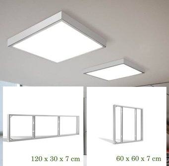 OPBOUWFRAME VOOR LED PANEEL DIRECT LIGHT 30x120cm