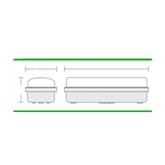 Premium LED noodverlichting 3W IP65 *opbouw