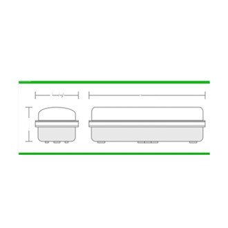 premium Led  emergency lighting 6,5W IP65 * surface-mounted