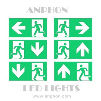 LED Notbeleuchtung drehbar ALN 2W *Aufbauen