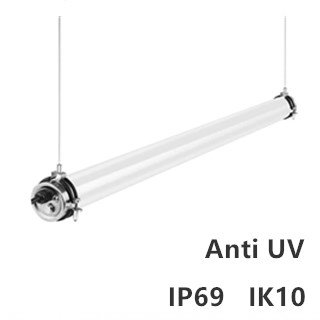 &Eacute;clairage LED Tri-proof rancher 150cm 50w 4000k / blanc neutre IP69 IK10