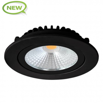 LED Einbaustelle Premium 5w 2200k Extra warmwei&szlig; dimmbar Schwarz