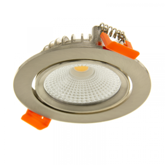 LED Einbaustelle Premium 5w 2700k / warmwei&szlig; dimmbar Silber