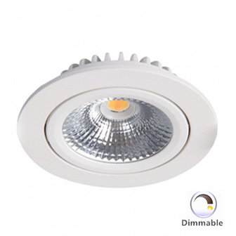 Spot encastrable LED Premium 5w 3000k blanc chaud dimmable blanc