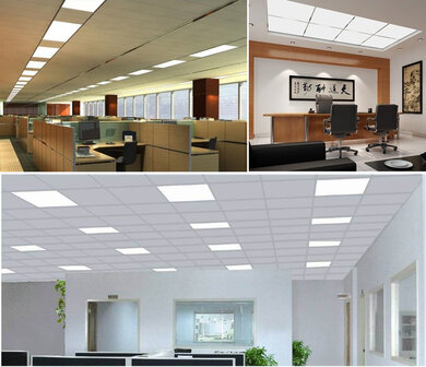 LED Panel supreme 40w 62x62cm white edge 3000k / Warm white UGR 19