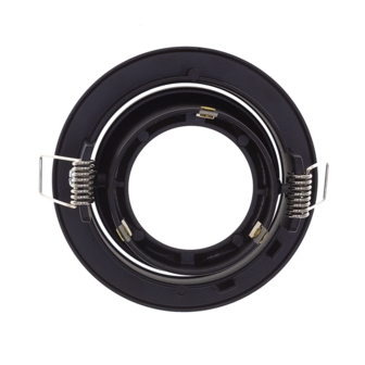 LED Spot Fixture AEGIR rotatable Black IP22 Aluminum - incl. GU10 fitting 