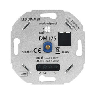 LED DIMMER 3-200W UNIVERSEEL - fase afsnijding