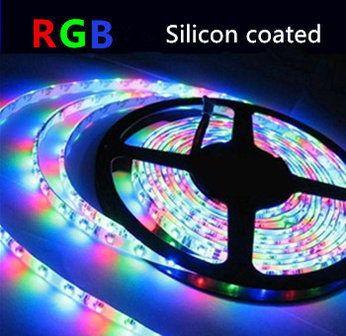 LED STRIP RGB 24V SMD5050 60 LEDs/m 5 meter rol IP22 *10W/m