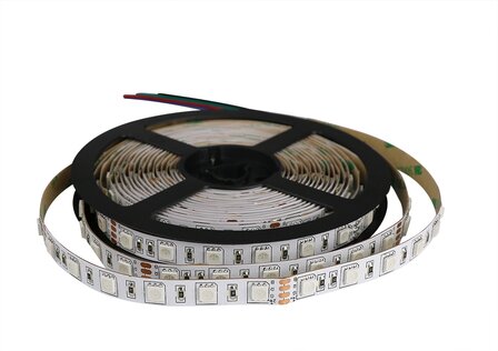 LED STRIP RGB 24V SMD5050 60 LEDs/m 5 meter rol IP22 *10W/m