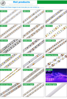 Silicone LED strip 24v  SMD 5050 60 LEDs/m 2700k/warmwit 5 meter rol  
