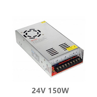 LED STRIP POWER SUPPLY SLIM 150W 24V 6,2A - METAL