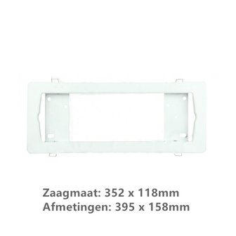 Inbouwframe voor Premium LED noodverlichting 3W armaturen