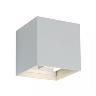 LED wandlamp CUBE 2x3W dimbaar IP65 Witte 3000k/warmwit -Tweezijdig oplichtend