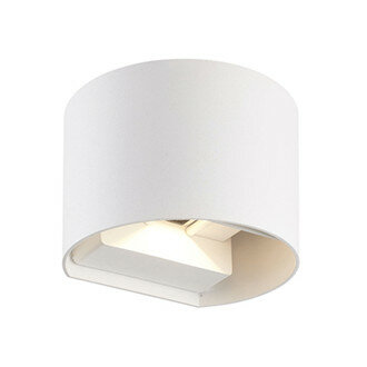 LED wandlamp Belux 2x3W dimbaar IP65 Witte 3000k/warmwit - Tweezijdig oplichtend