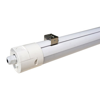 LED Batten armatuur rond koppelbaar 120cm 36W 3000k/warmwit IP65 &ndash; Philips driver