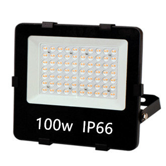 LED floodlight Prolumen 100w 3000k/Warmwit 150lm/w IP66 flikkervrij 