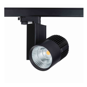 3 FASE LED RAILSPOT Prof. 30w black body 4000k/Neutraalwit