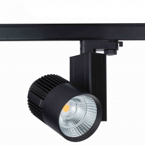 3 FASE LED RAILSPOT Prof. 30w black body 4000k/Neutraalwit