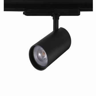 3 FASE LED RAILSPOT Powergear 40w black body 3000k/Warmwit - Epistar LED chips