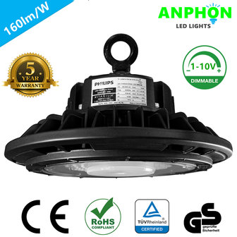Cloche LED Industrielle HIGH BAY UFO Proflumen 100w 6000K / lumi&egrave;re du jour * Powered by Philips