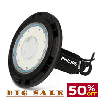 LED HIGH BAY LIGHT shinelux 100w 6000K/daglicht - flikkervrij - Philips driver