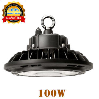 Cloche LED Industrielle HIGH BAY UFO Lumistar 100w 6000K lumi&egrave;re du jour Powered by Philips 160lm/w